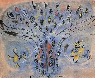 S. Nandagopal (Artist), Vriksha, 1968, Painting