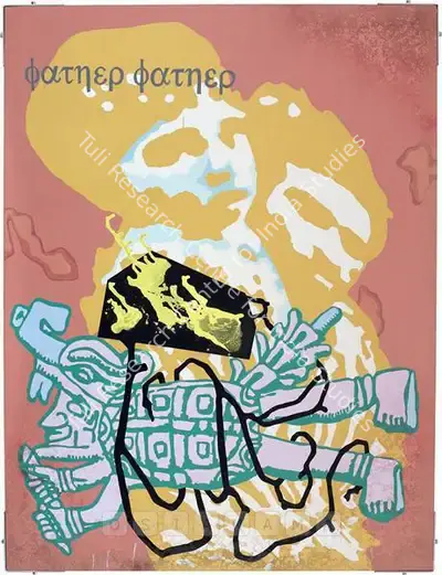 Jitish Kallat (Artist), Untitled (Father Father) - 2, 2005, Painting