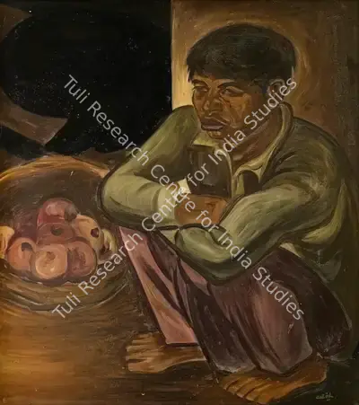 Satish Gujral (Artist), Untitled (Vendor Boy), 1955, Painting