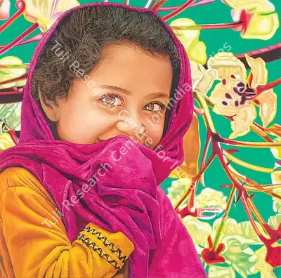 Mousumi Biswas (Artist), Blossom, Painting