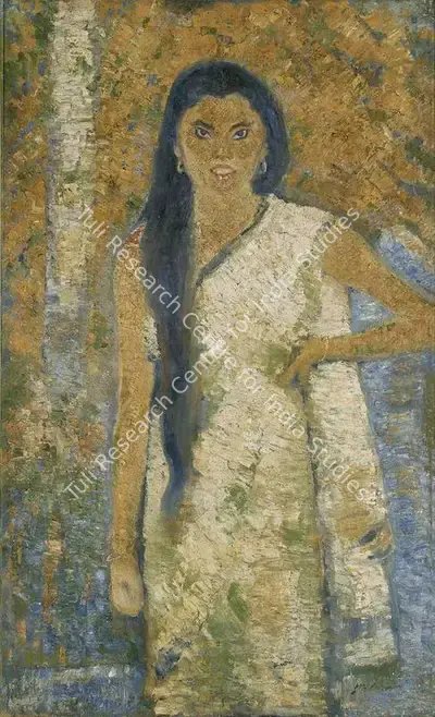 Baij, Ramkinkar (Artist). Swapnamoyi, c.1940 | Painting, AG.Mum/22.12.18, 2018 · Asta Guru