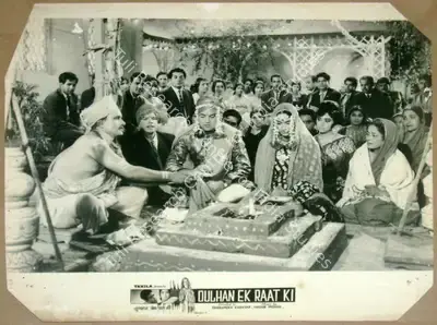 Rajendra Malone (Cinematographer), Dulhan Ek Raat Ki, 1966, Lobby Card