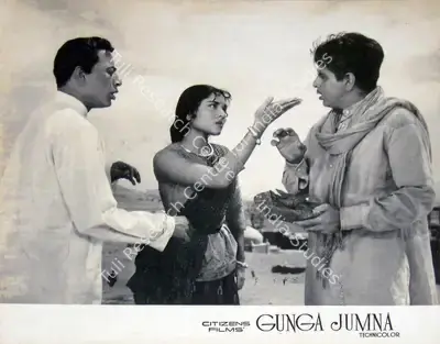 V. Babasaheb (Cinematographer), Gunga Jamuna, 1961, Lobby Card