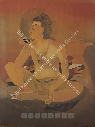 Nandalal Bose (Artist), Shiva Drinking The World Poison, 1936, Painting