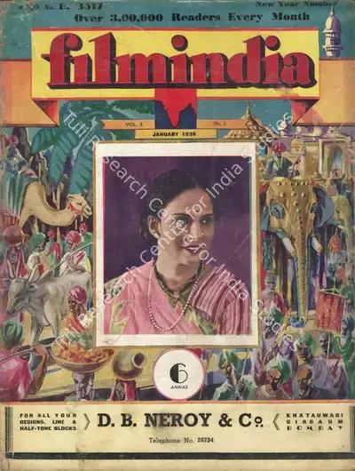 Baburao Patel (Editor), Filmindia, 1939, Magazine