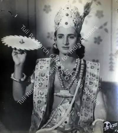 Shanti Kumar (Director), Usha Haran, 1949, Photographic Still