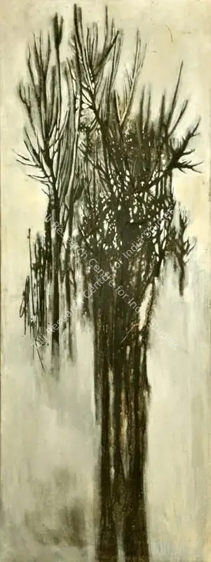 B. Prabha (Artist), Untitled (Landscape), 1973, Painting