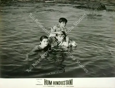 S. Mukerjee (Producer), Hum Hindustani, 1960, Lobby Card