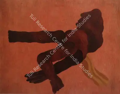 Das, Amitava (Artist). Untitled. Oil on canvas, 1980 | Painting | FineArts | 00599296