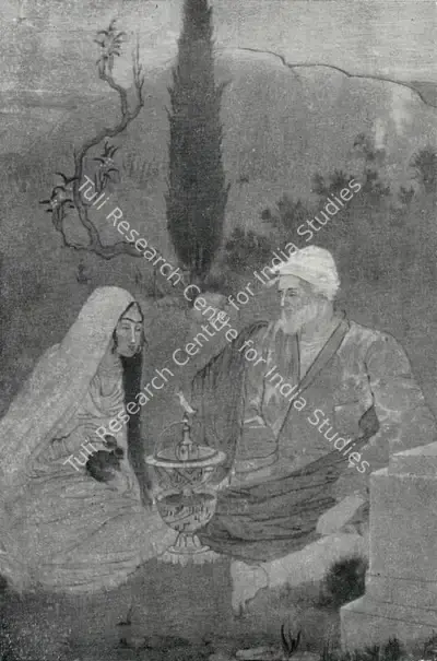Abanindranath Tagore (Artist), Illustration of Qrn. LXIII from The Rubbayat of Omar Khayyam, 1909, Painting