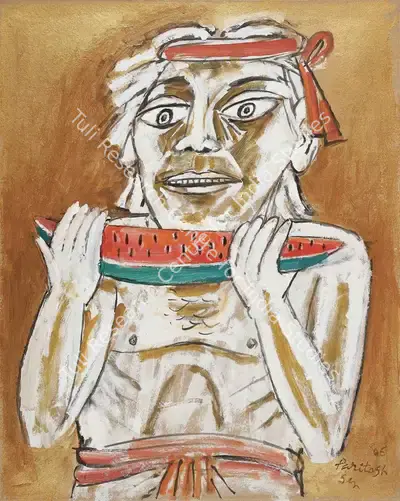 Paritosh Sen (Artist), Untitled, 1996, Painting