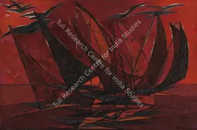 Jehangir Sabavala (Artist), Incarnadine, 1960, Painting