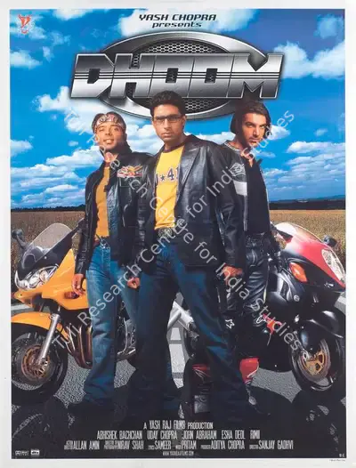 Aditya Chopra (Producer), Dhoom, 2004, Full Sheet Poster