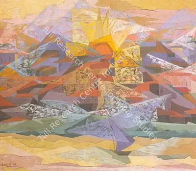 Sabavala, Jehangir (Artist). Evenfall. Oil on canvas, 1962 | Painting | FineArts | 00371259