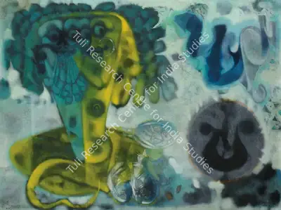 Ali, J. Sultan (Artist). Ajghara- Tarangini, 1988 | Painting, Os.Del/15.07.08, 2008 · Osian's