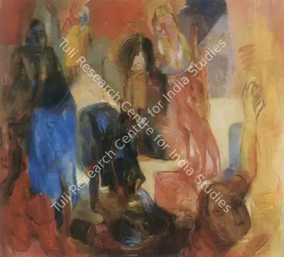 Sheela Gowda (Artist), Ascension at Noon, Painting