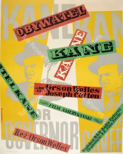 Henryk Tomaszewski (Poster Designer), Citizen Kane, 1941, Poster