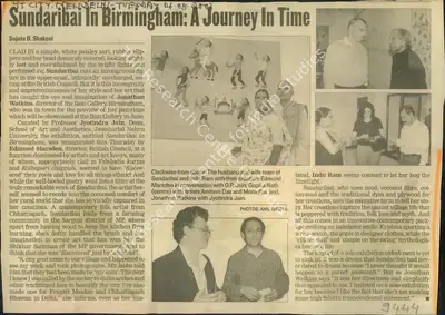Sujata B. Shakeel (Reporter), Sundaribai In Birmingham: A Journey In Time, 2003, Newspaper Clipping