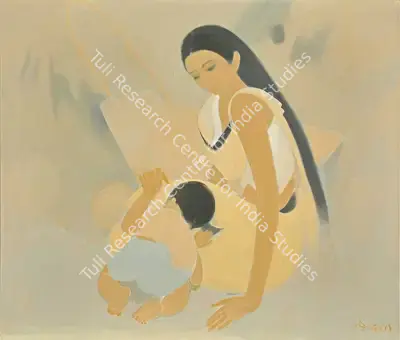 N.S. Bendre (Artist), Untitled, 1974, Painting