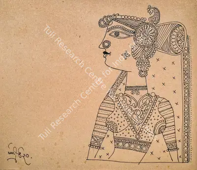 K. Laxma Goud (Artist), Untitled, 1970, Painting