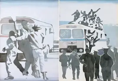 Shibu Natesan (Artist), Untitled, 1999, Painting