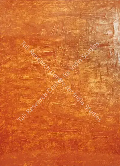 Homi Patel (Artist), Painting in Red, 1984, Painting