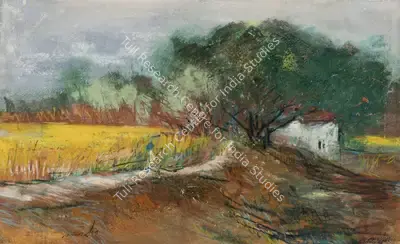 Ghose, Gopal (Artist). Untitled, 1959 | Painting, Sa.Onl/14.12.23, 2023 · Saffronart