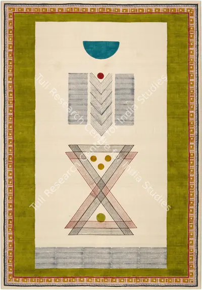 Barwe, Prabhakar (Artist). Untitled (Abstract), n.d. | Painting, So.Lon/26.09.24, 2024 · Sotheby's