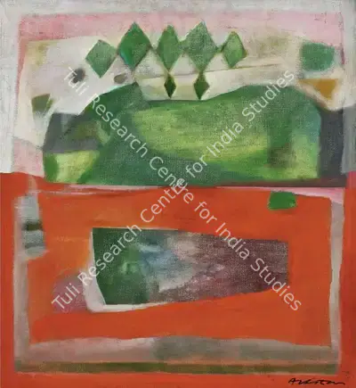 Achutan Kudallur (Artist), White Ritual Remembered, 1975, Painting