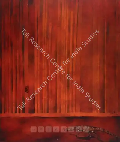 Akhilesh (Artist), Mahawar Ke Rang Jaise Lahoo, 2005, Painting