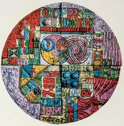Satish Gujral (Artist), Relief Painting, 1969, Graphic Art