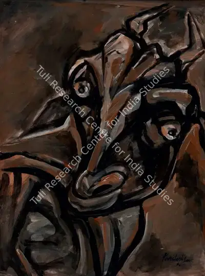 Paritosh Sen (Artist), Untitled, 1990, Painting