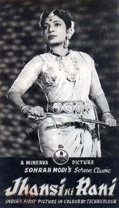 Ernest Haller (Cinematographer), Jhansi Ki Rani, 1953, Photographic Still