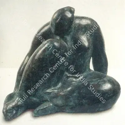 Prodosh Dasgupta (Artist), Toe Point, 1950, Sculpture