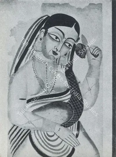 Unknown (Artist), Woman with Peacock, 1875, Painting