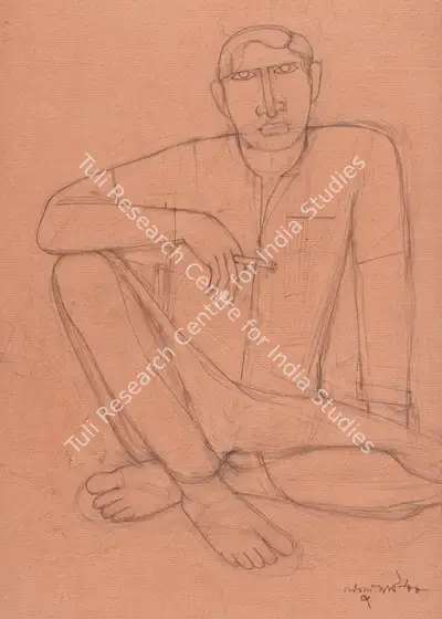Lalu Prasad Shaw (Artist), Untitled, 1988, Drawing