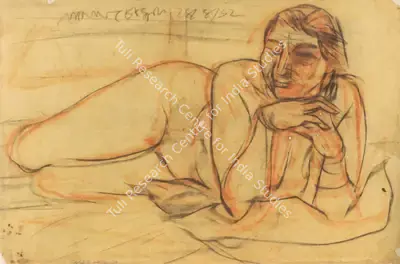 Jogen Chowdhury (Artist), Untitled, 1962, Drawing