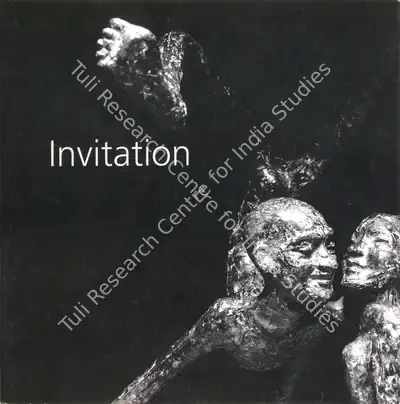 K.S. Radhakrishnan (Artist), The Ramp, 2004, Solo Exhibition Invitation