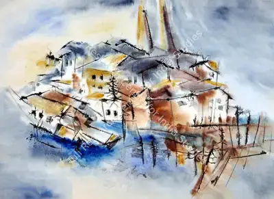 Devraj Dakoji (Artist), Untitled, 1966, Painting