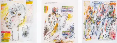Arpita Singh (Artist), Figures and Head Studies, 1983, Painting