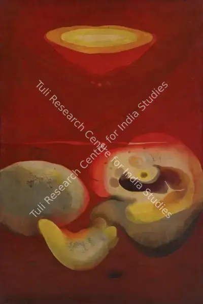 Dasgupta, Bimal (Artist). Untitled, 1970 | Painting, Sa.Onl/03.04.25, 2025 · Saffronart