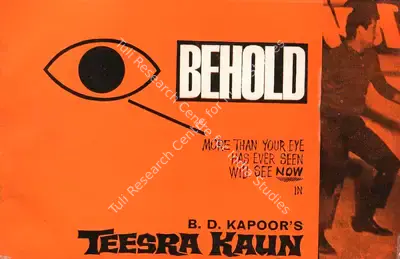 B.D. Kapoor (Producer), Teesra Kaun, 1965, Song-Synopsis Booklet
