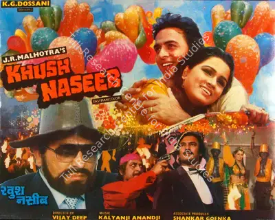 J.R. Malhotra (Producer), Khush Naseeb, 1982, Song-Synopsis Booklet
