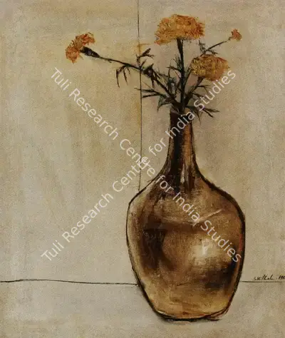 B. Vithal (Artist), Still Life, 1966, Painting