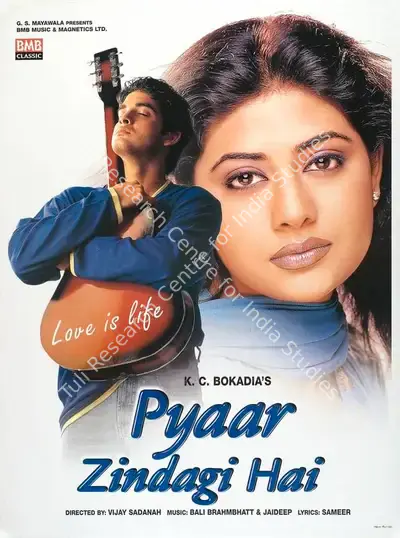 K.C. Bokadia (Producer), Pyaar Zindagi Hai, 2001, Full Sheet Poster