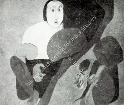 Tyeb Mehta (Artist), The Diagonal, Painting