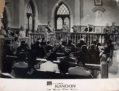 M.N. Malhotra (Cinematographer), Kanoon, 1960, Lobby Card