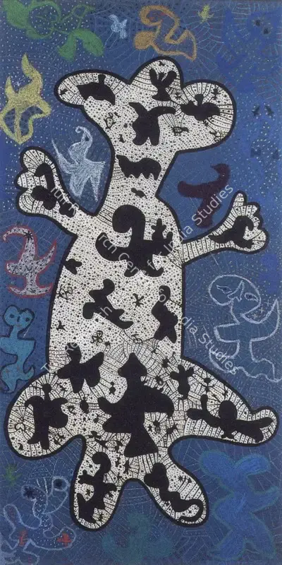 Madhavi Parekh (Artist), Doll, 1975, Painting