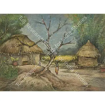 Ghose, Gopal (Artist). Untitled, 1962 | Painting, AG.Onl/30.03.23, 2023 · Asta Guru
