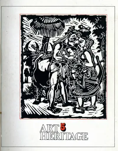 Ebrahim Alkazi (Editor), Art Heritage 5, 1986, Journal